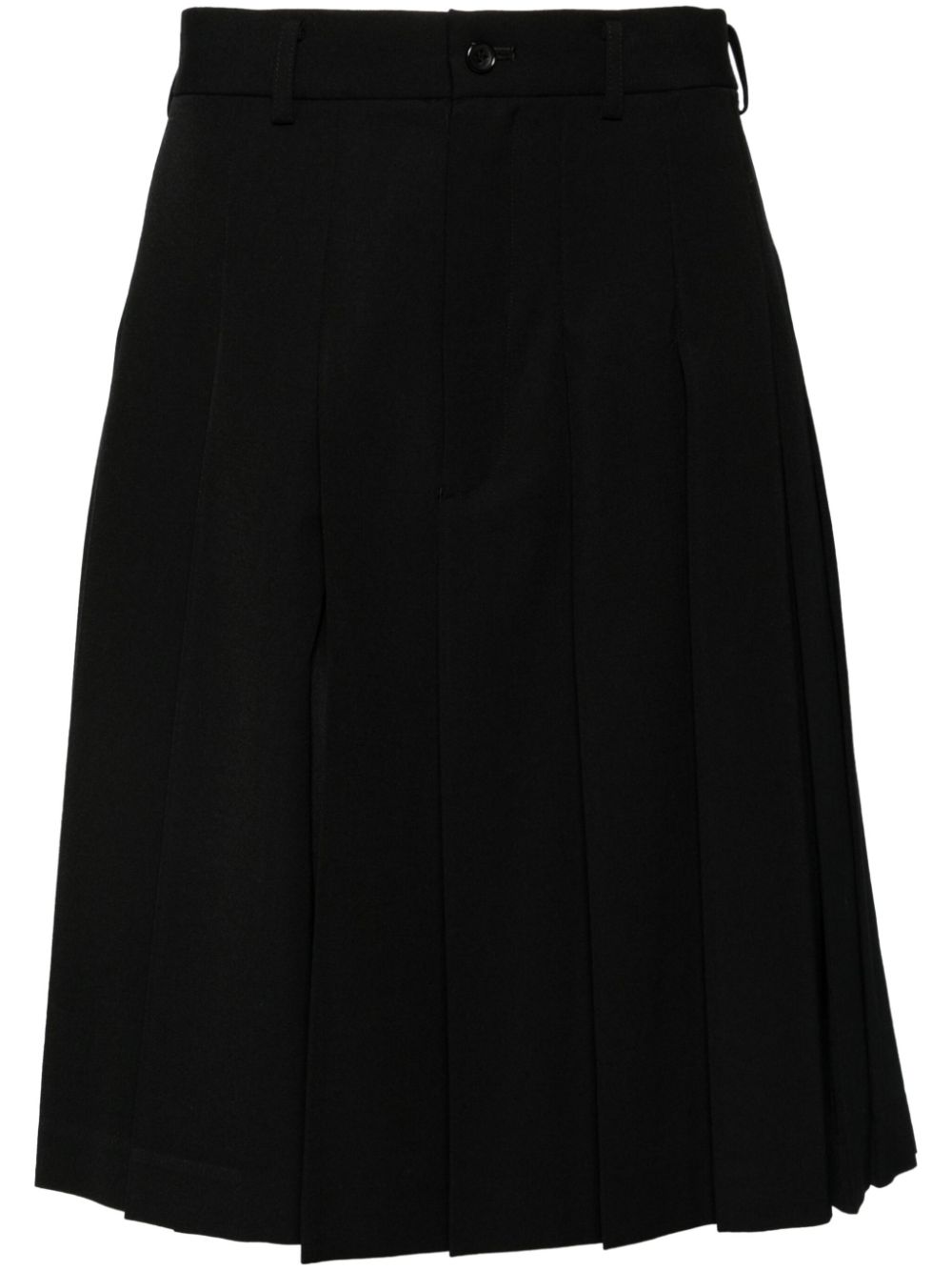 Comme Des Garçons Girl wool pleated skirt - Black von Comme Des Garçons Girl