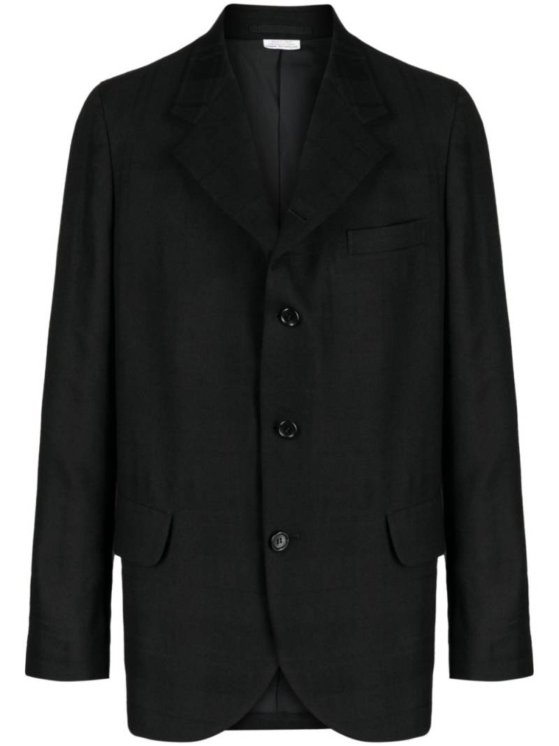 Comme des Garçons Homme Deux single-breasted wool blazer - Black von Comme des Garçons Homme Deux