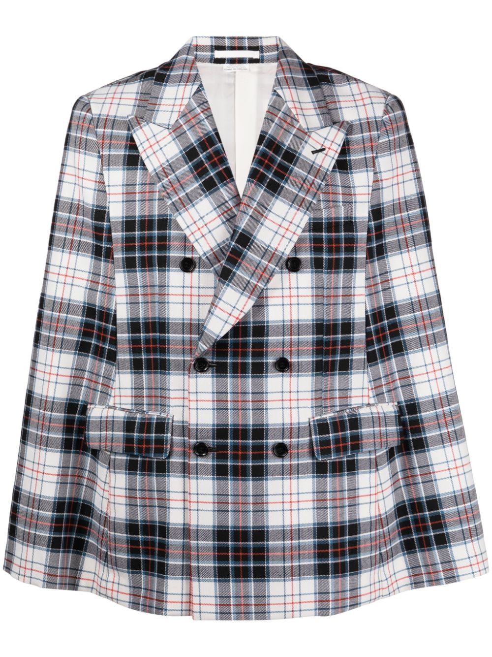 Comme des Garçons Homme Plus check-pattern wool blazer - Black von Comme des Garçons Homme Plus