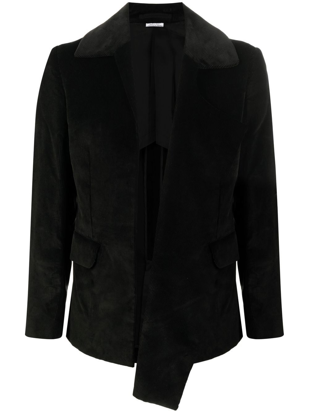 Comme des Garçons Homme Plus corduroy single-breasted blazer - Black von Comme des Garçons Homme Plus