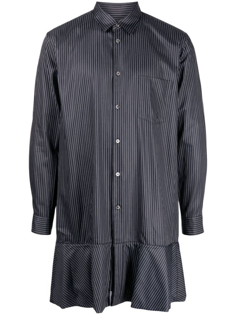 Comme des Garçons Homme Plus long-length cotton shirt - Black von Comme des Garçons Homme Plus