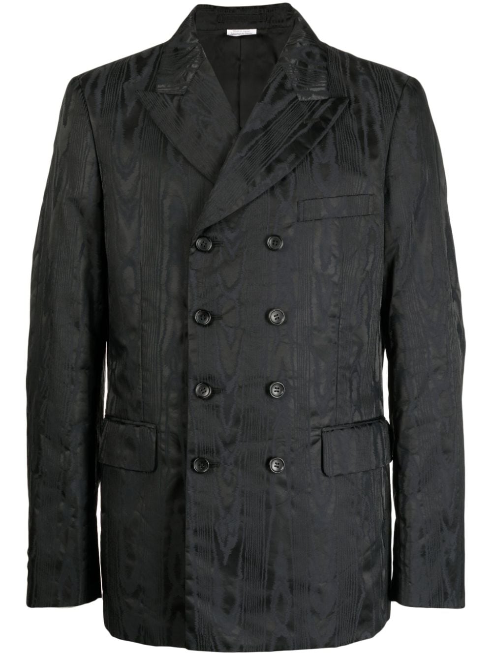 Comme des Garçons Homme Plus textured-finish peak-lapels blazer - Black von Comme des Garçons Homme Plus