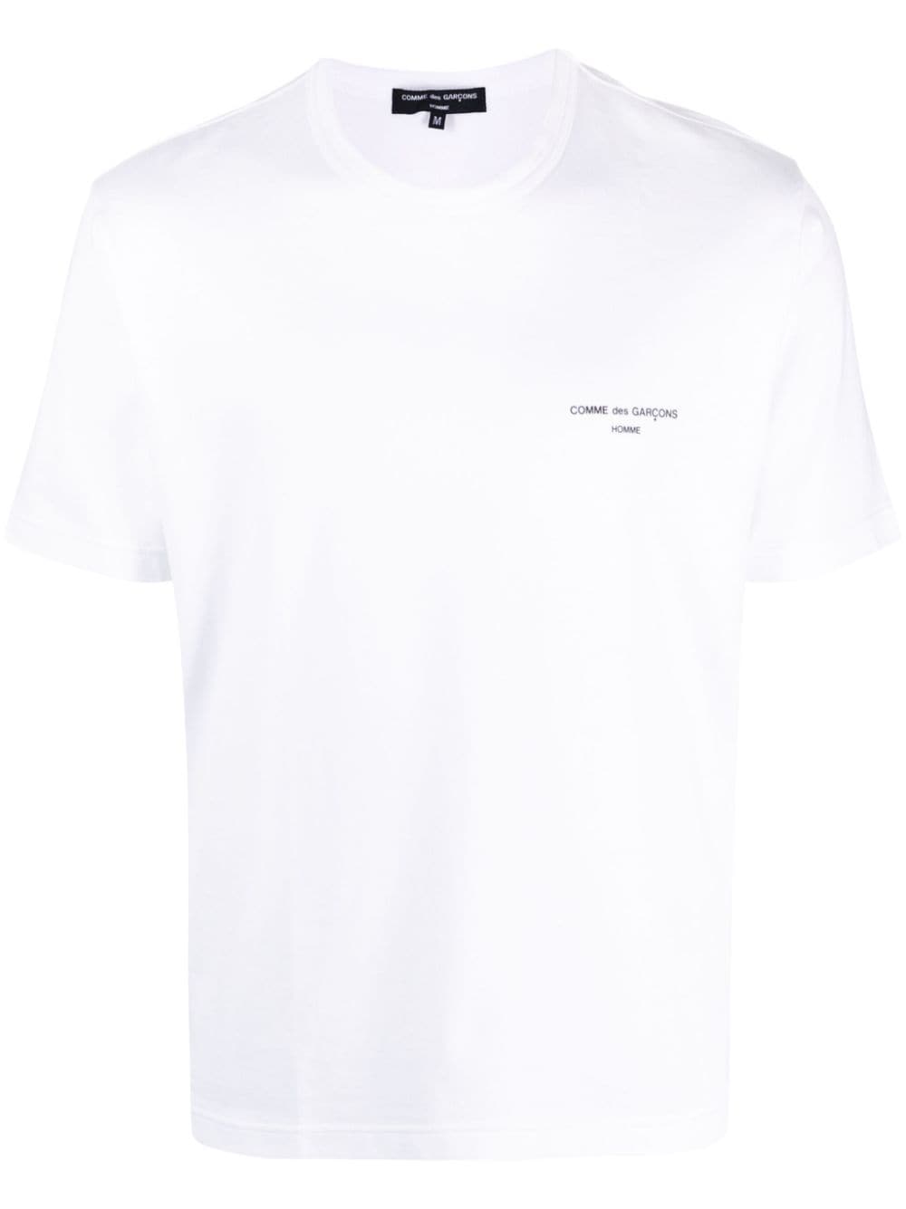 Comme des Garçons Homme logo-print cotton T-shirt - White von Comme des Garçons Homme