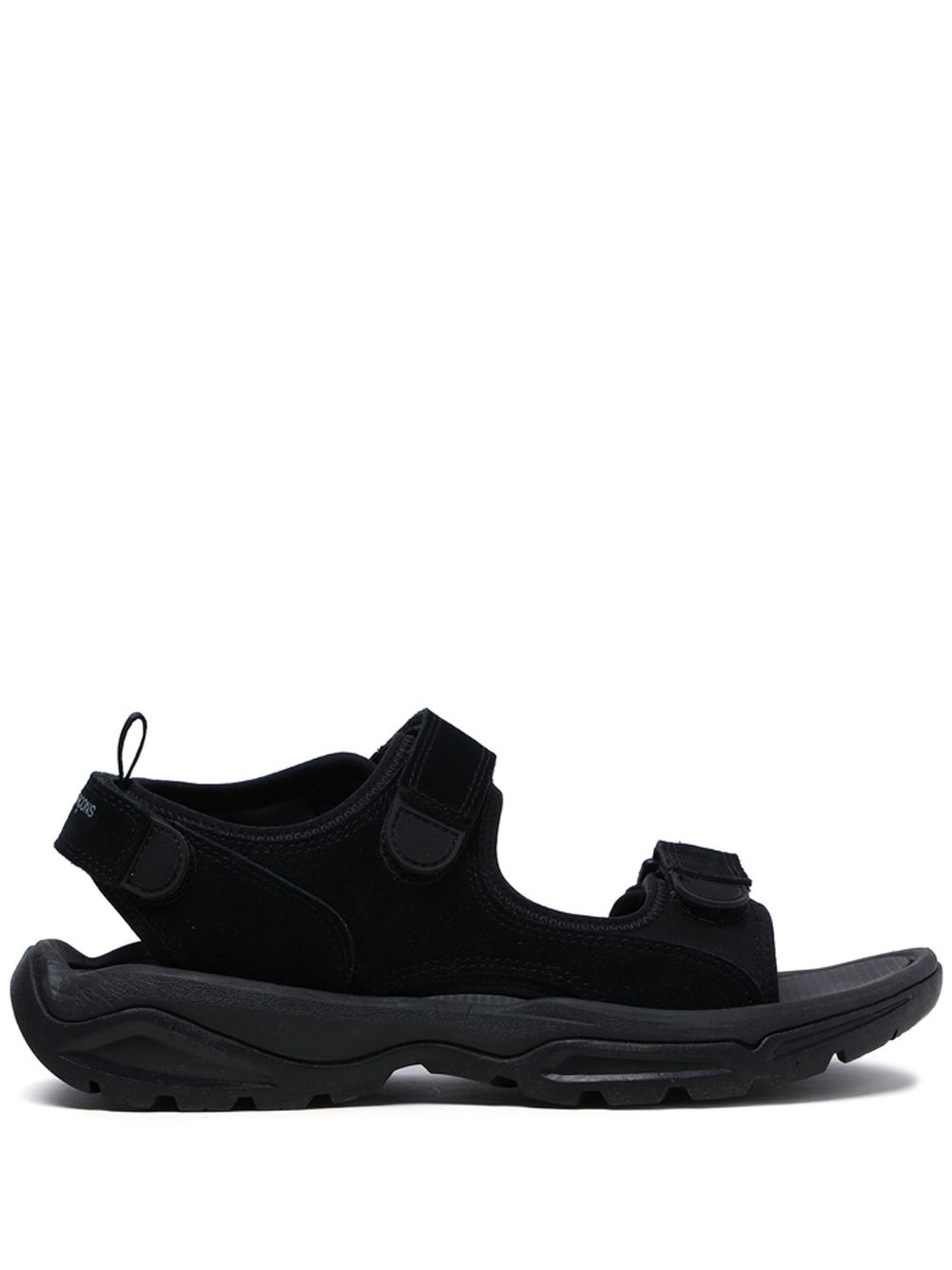 Comme des Garçons Homme logo-print touch-strap sandals - Black von Comme des Garçons Homme