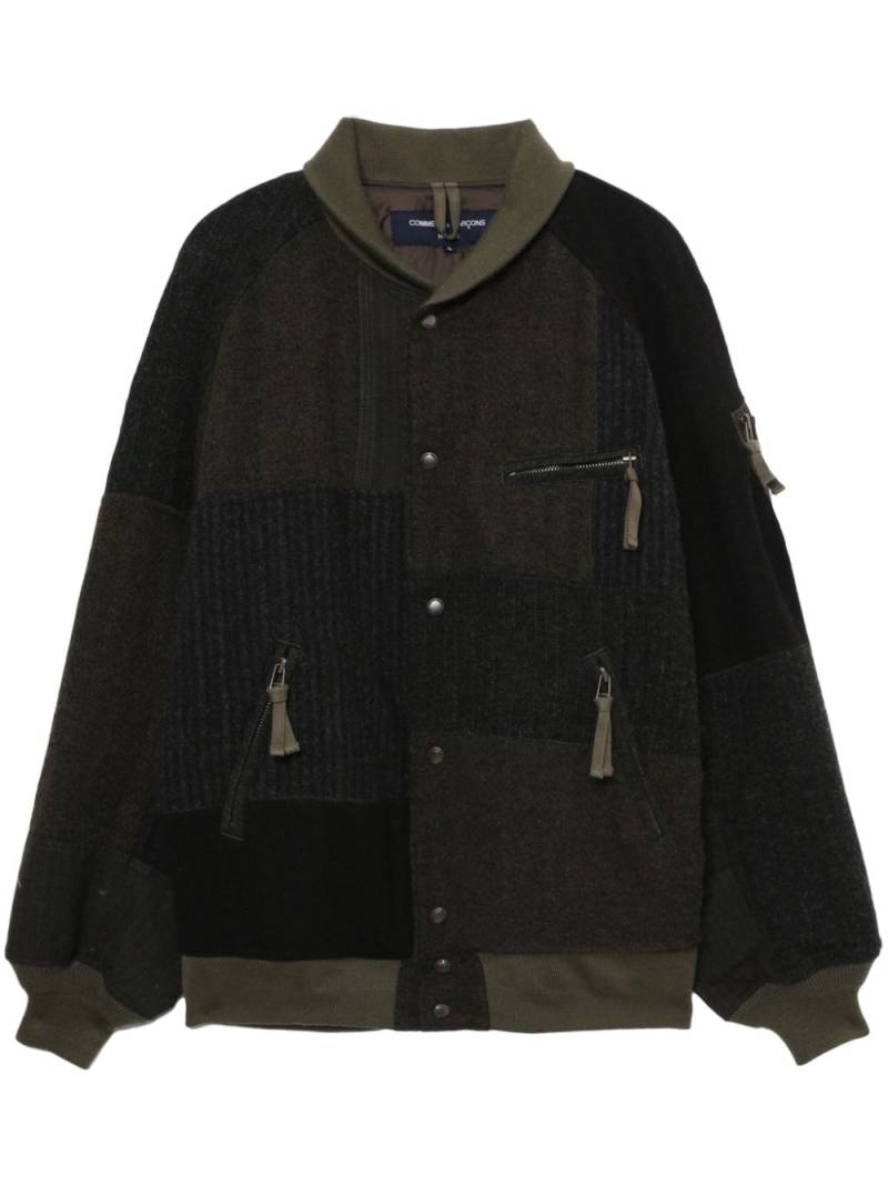 Comme des Garçons Homme patchwork multiple-pocket bomber jacket - Green von Comme des Garçons Homme