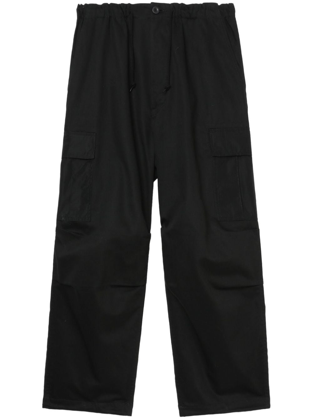 Comme des Garçons Homme wide-leg cotton cargo trousers - Black von Comme des Garçons Homme