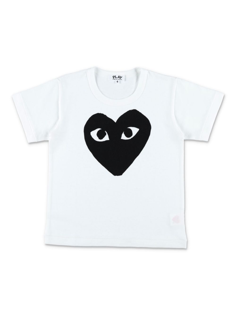 Comme Des Garçons Play Kids heart-print T-shirt - White von Comme Des Garçons Play Kids