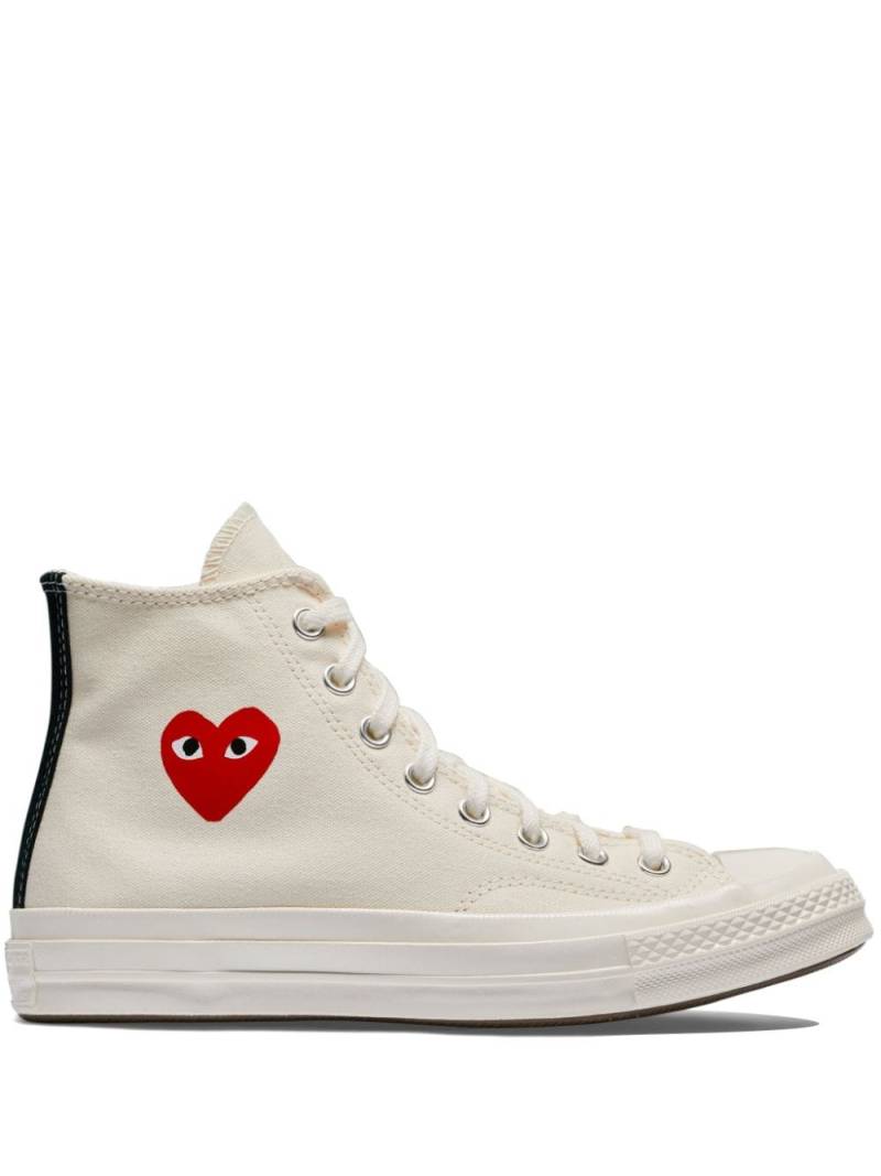 Comme Des Garçons Play x Converse Single Heart Chuck '70 sneakers - White von Comme Des Garçons Play x Converse