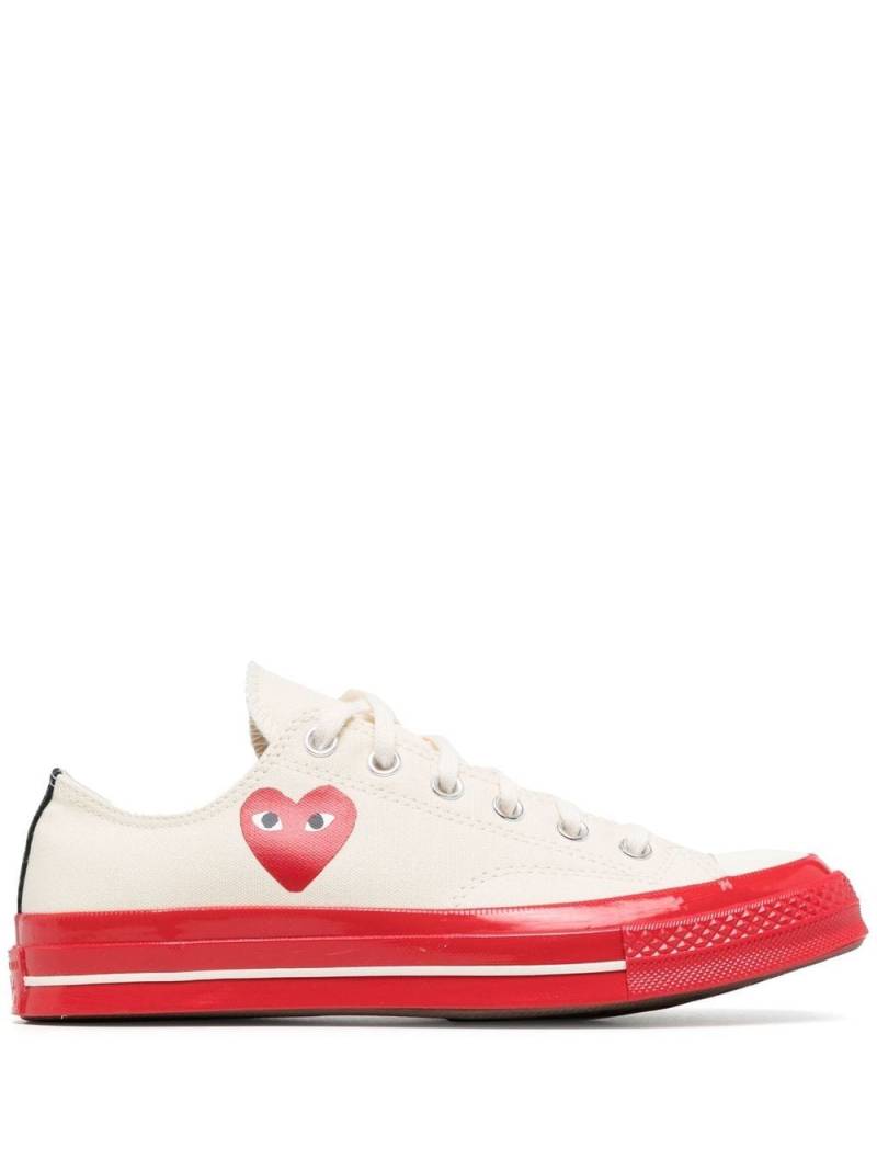 Comme Des Garçons Play x Converse Chuck 70 low-top sneakers - Red von Comme Des Garçons Play x Converse