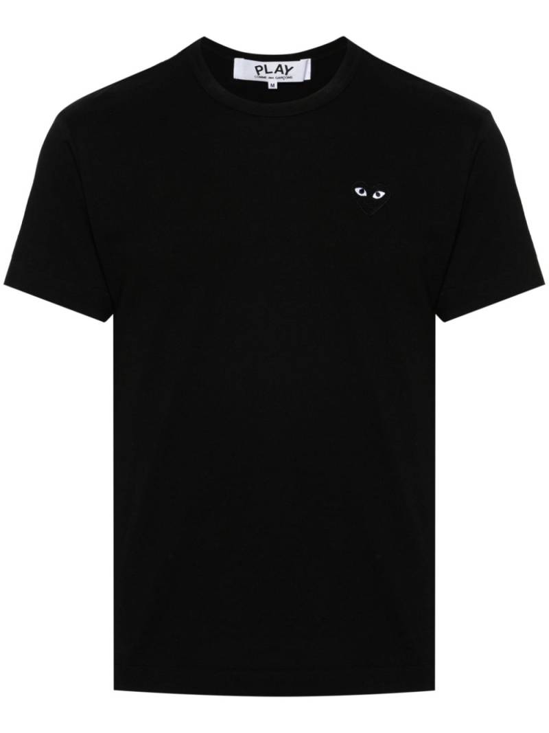 Comme Des Garçons Play Heart-patch cotton T-shirt - Black von Comme Des Garçons Play