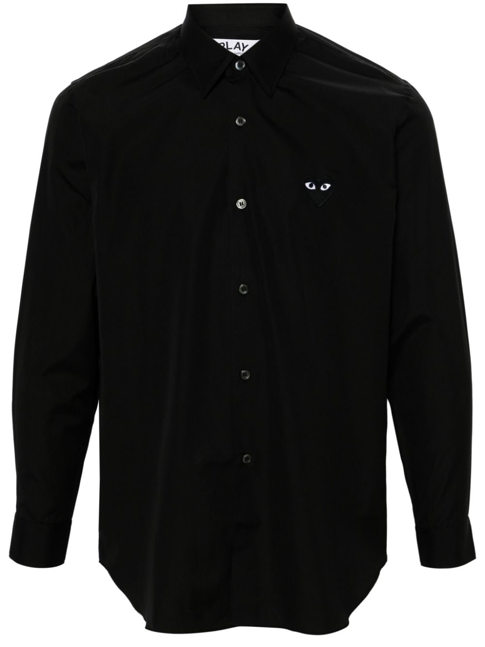 Comme Des Garçons Play Heart-patch shirt - Black von Comme Des Garçons Play