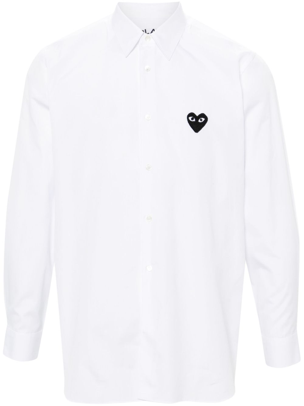 Comme Des Garçons Play Heart-patch shirt - White von Comme Des Garçons Play