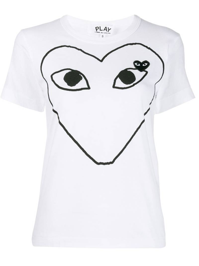 Comme Des Garçons Play P1T1011 - White von Comme Des Garçons Play