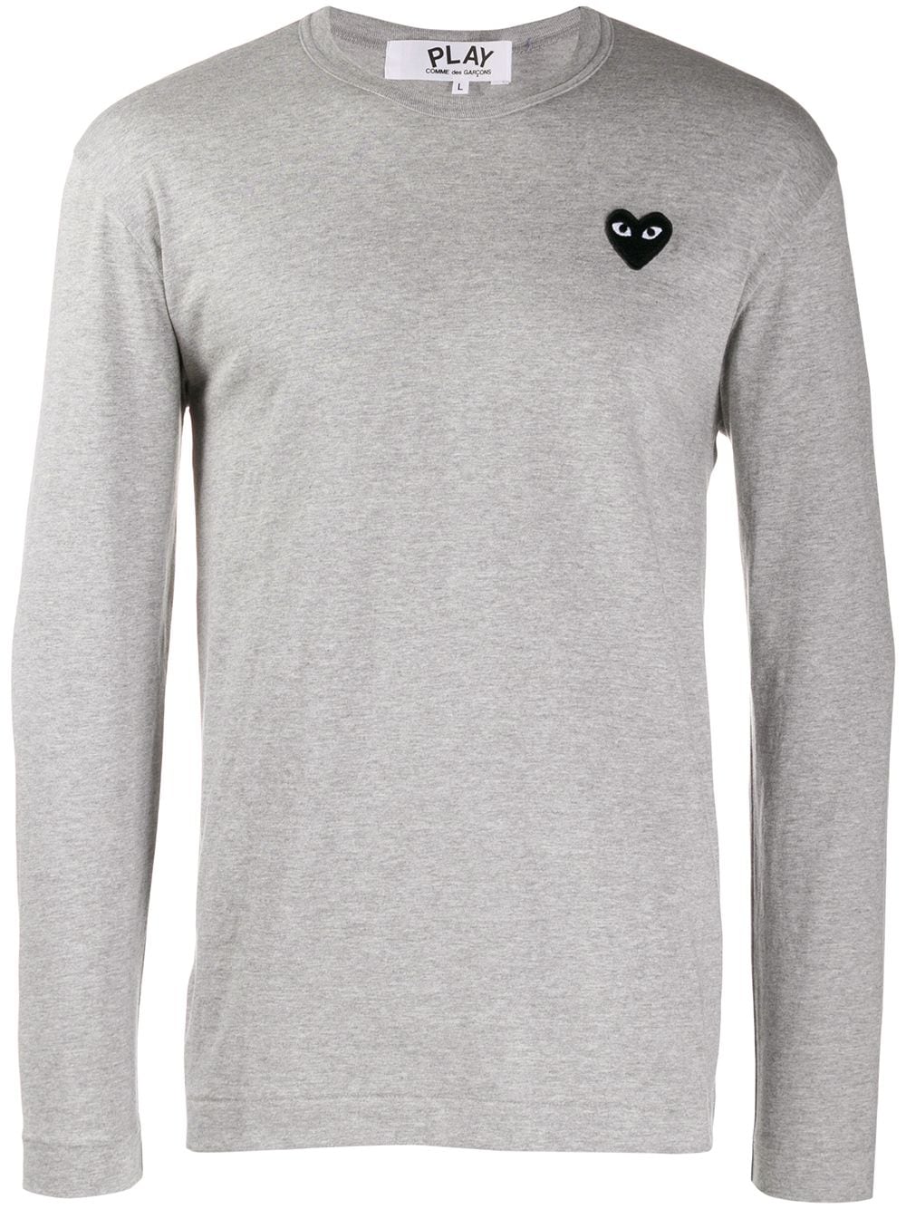 Comme Des Garçons Play chest logo sweater - Grey von Comme Des Garçons Play