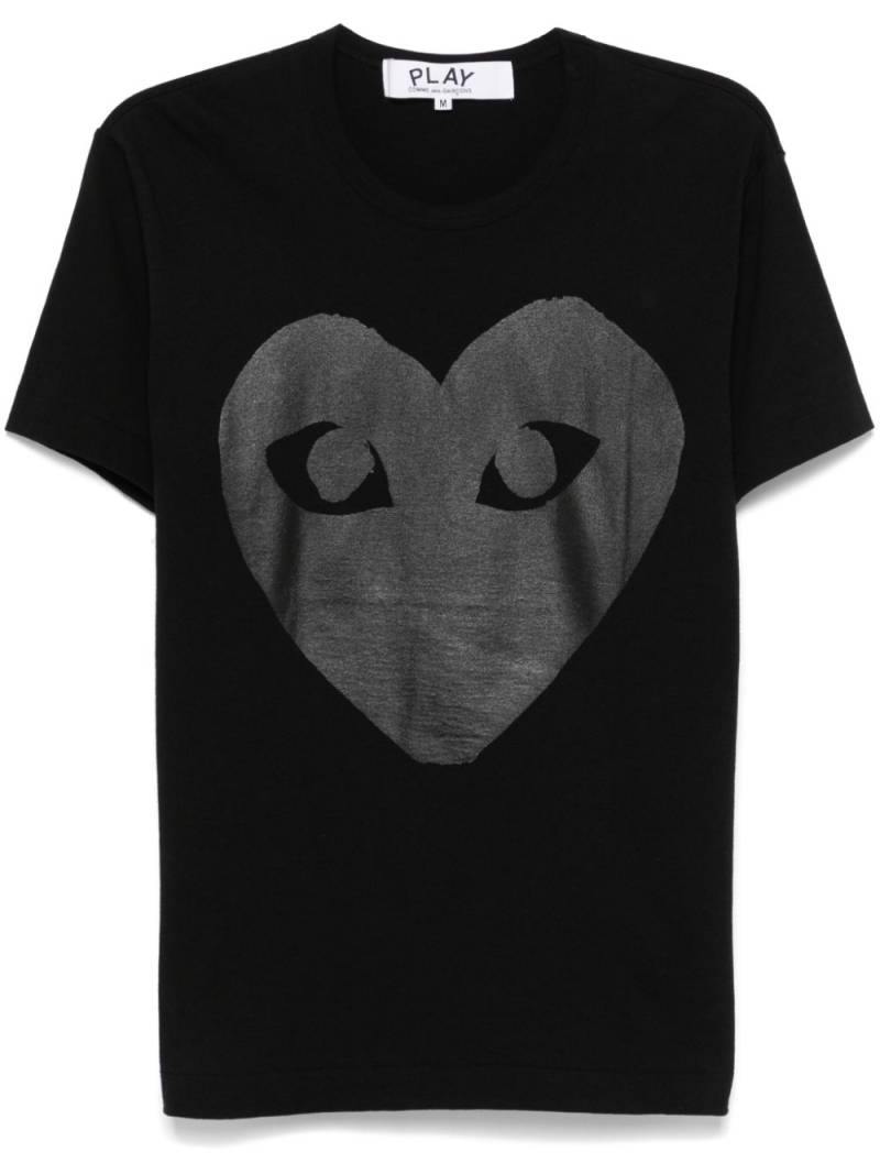 Comme Des Garçons Play graphic print T-shirt - Black von Comme Des Garçons Play