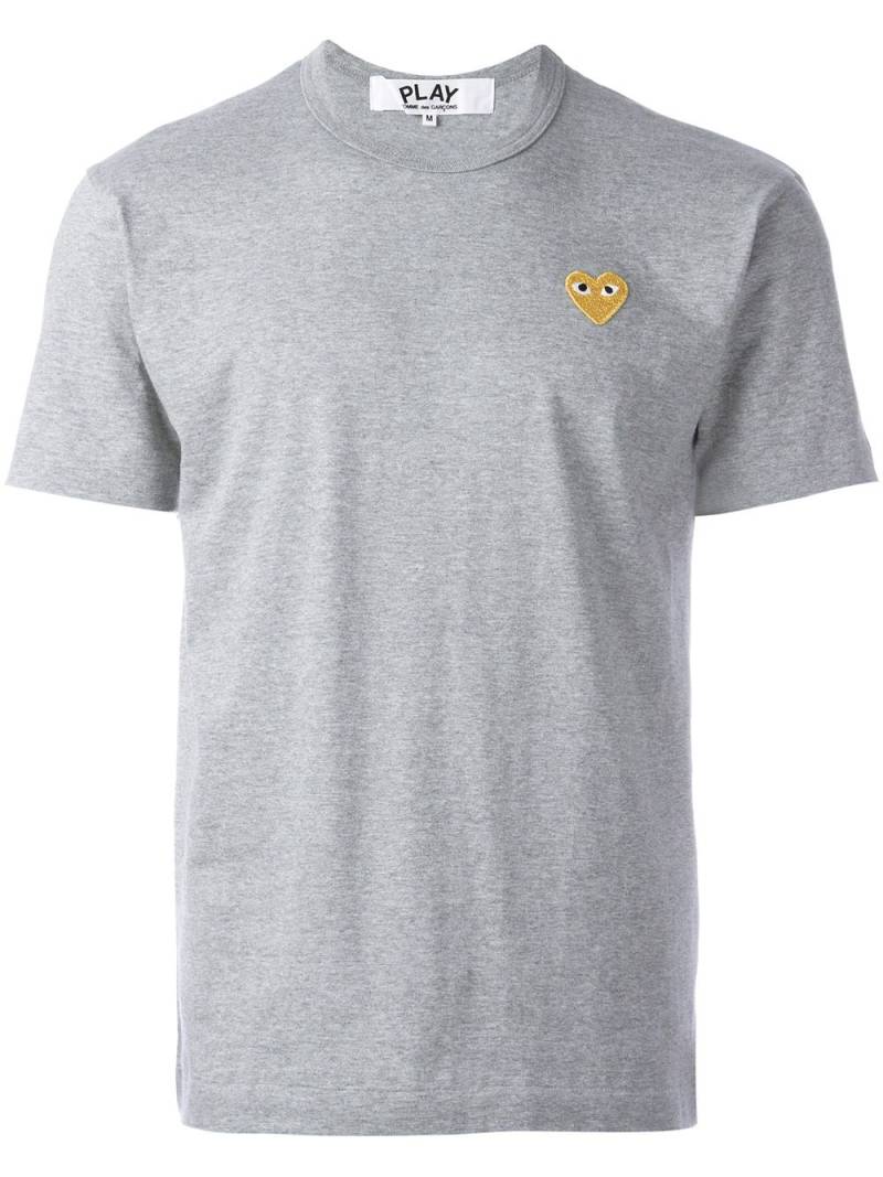 Comme Des Garçons Play heart T-shirt - Grey von Comme Des Garçons Play