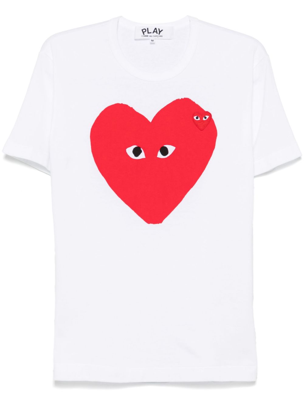 Comme Des Garçons Play heart T-shirt - White von Comme Des Garçons Play