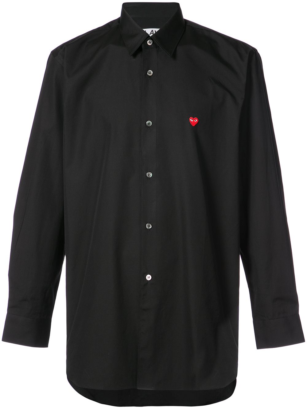 Comme Des Garçons Play heart logo shirt - Black von Comme Des Garçons Play