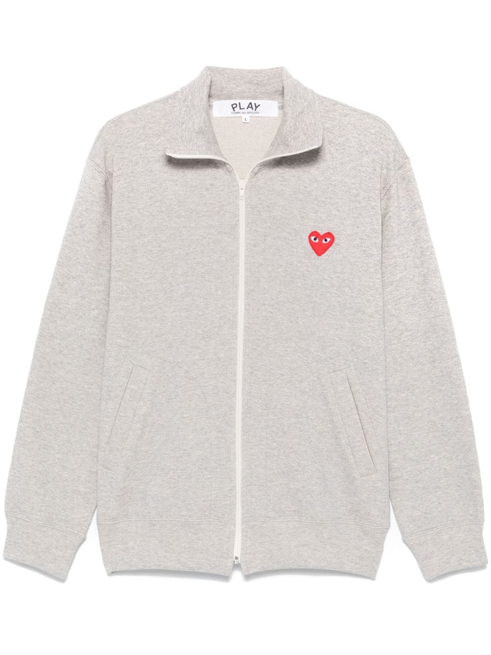 Comme Des Garçons Play heart-motif sweatshirt - Grey von Comme Des Garçons Play