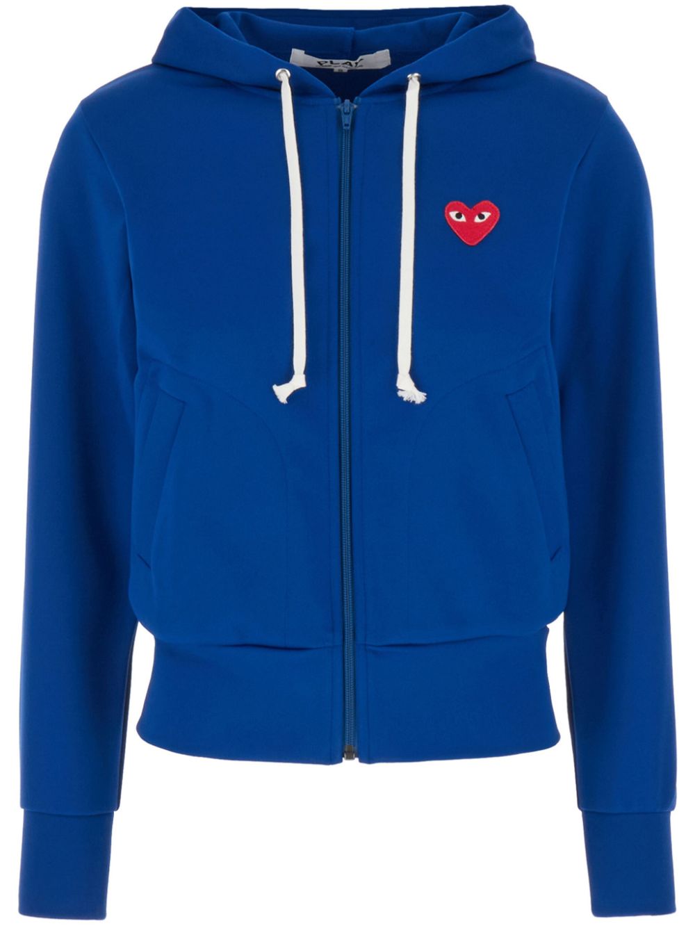 Comme Des Garçons Play heart-patch hoodie - Blue von Comme Des Garçons Play