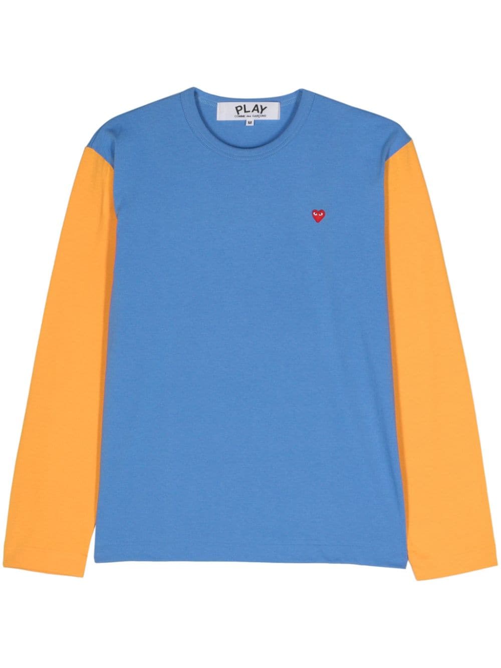 Comme Des Garçons Play Mini Heart-patch T-shirt - Blue von Comme Des Garçons Play