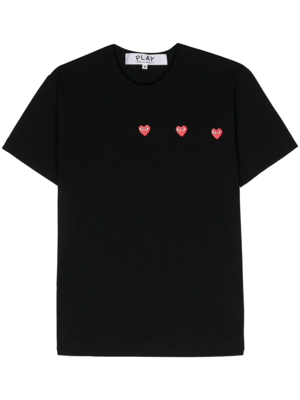 Comme Des Garçons Play heart-print T-shirt - Black von Comme Des Garçons Play