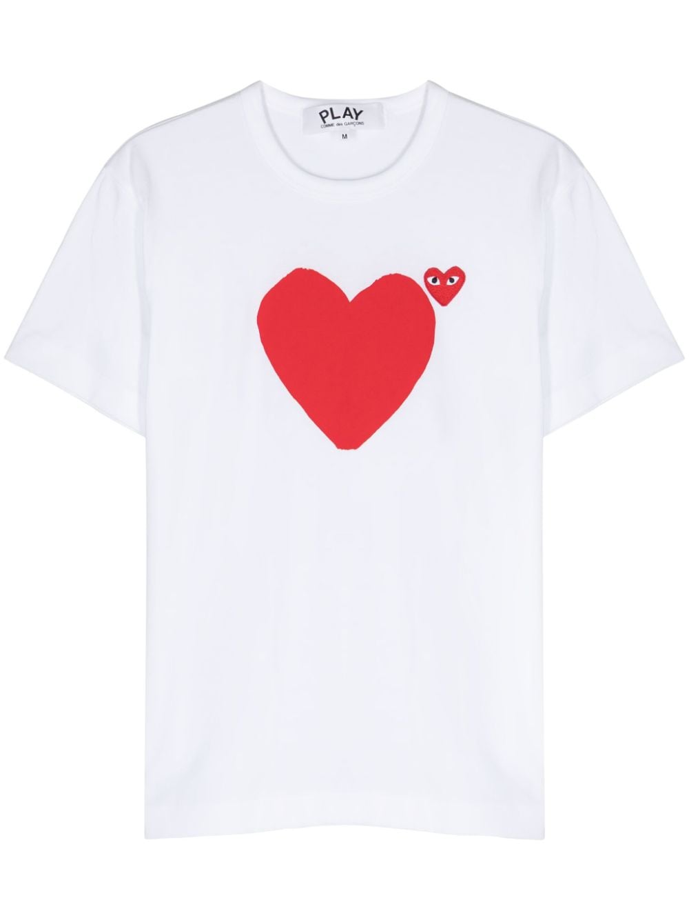 Comme Des Garçons Play heart-print cotton T-shirt - White von Comme Des Garçons Play