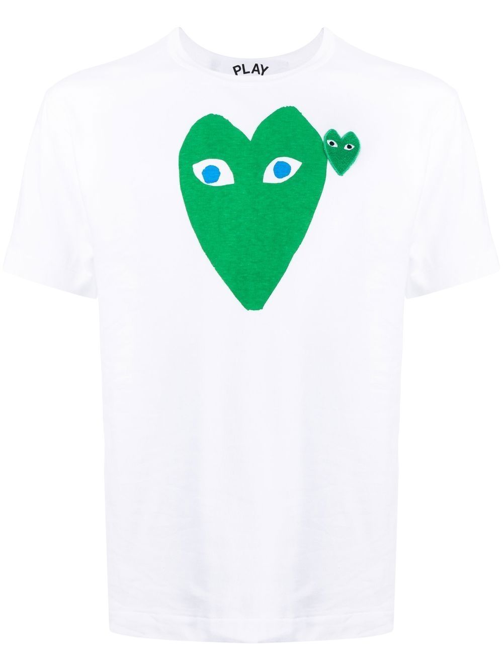 Comme Des Garçons Play heart-print cotton T-shirt - White von Comme Des Garçons Play