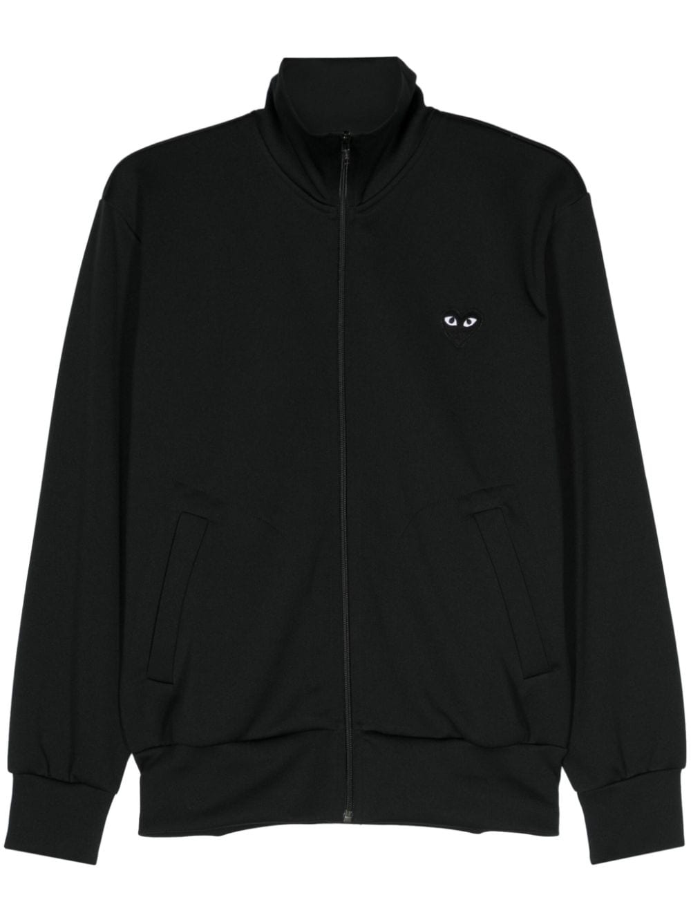 Comme Des Garçons Play heart-patch track jacket - Black von Comme Des Garçons Play