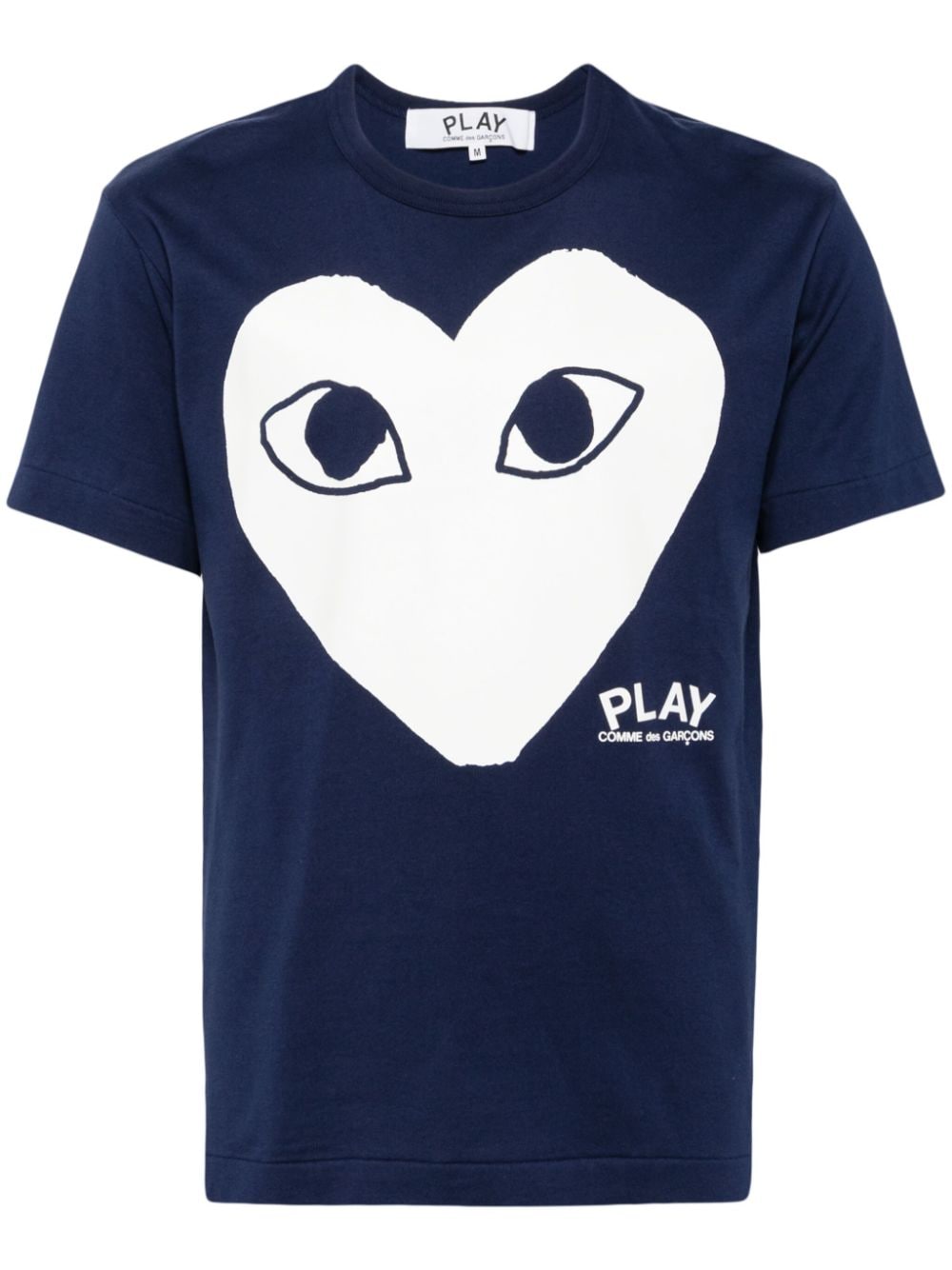 Comme Des Garçons Play heart-printed T-shirt - Blue von Comme Des Garçons Play