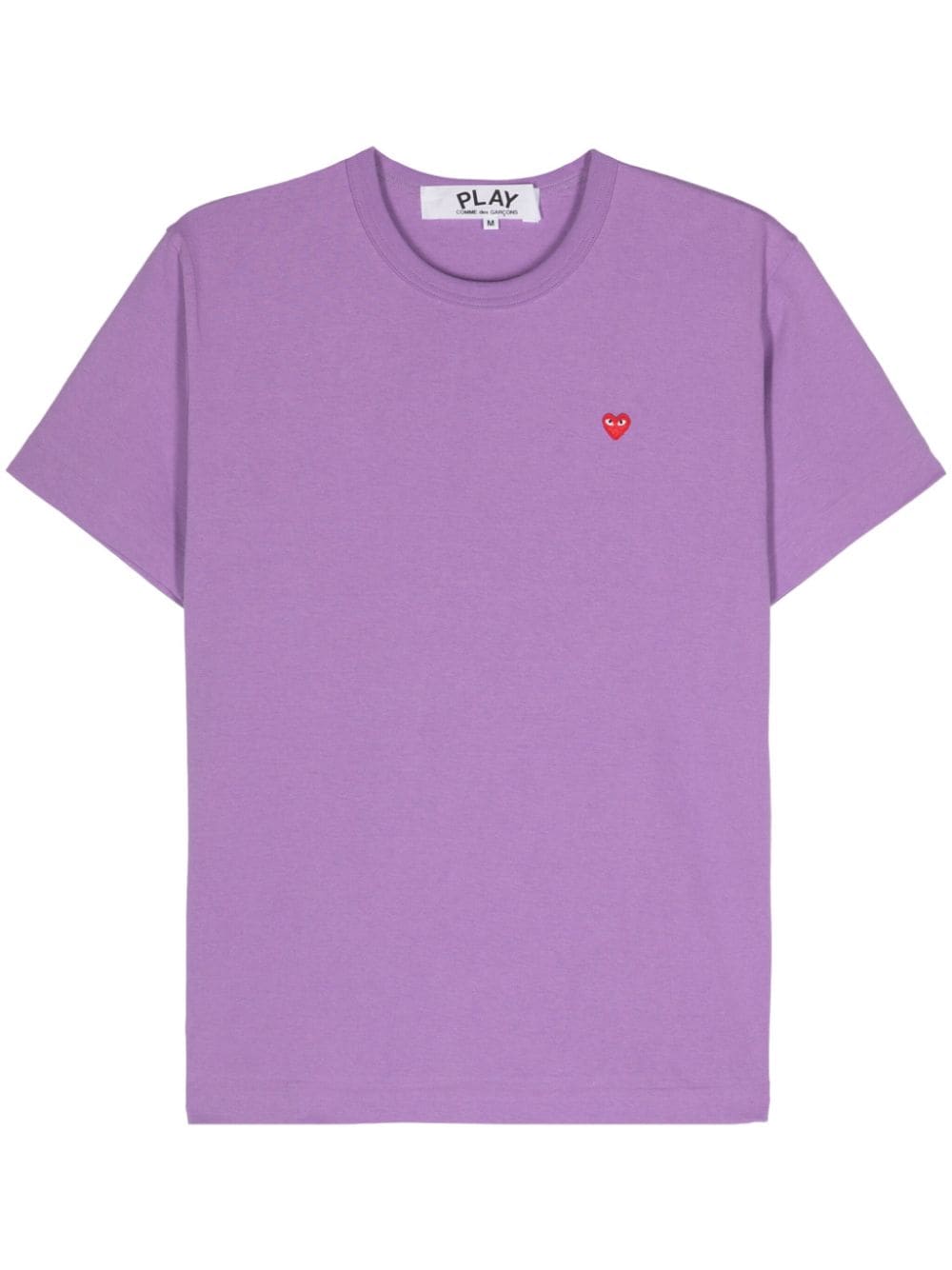 Comme Des Garçons Play heart-patch T-shirt - Purple von Comme Des Garçons Play