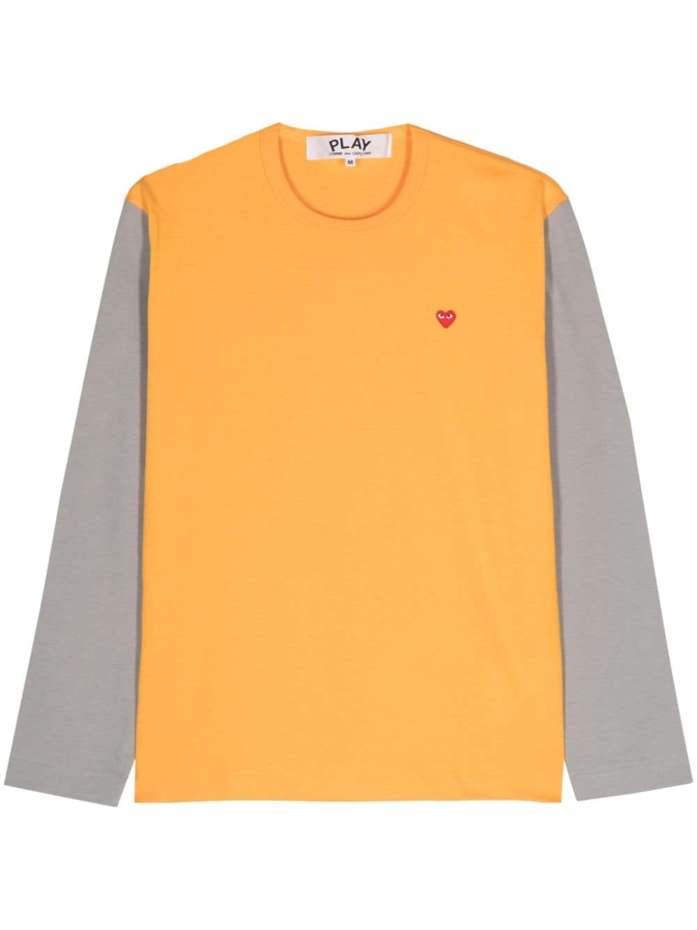 Comme Des Garçons Play Mini Heart-patch T-shirt - Orange von Comme Des Garçons Play