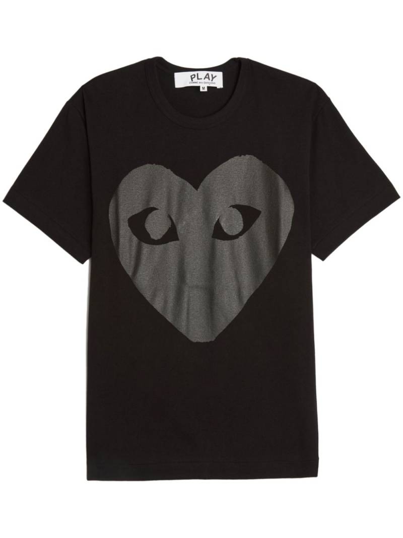 Comme Des Garçons Play logo-print T-shirt - Black von Comme Des Garçons Play