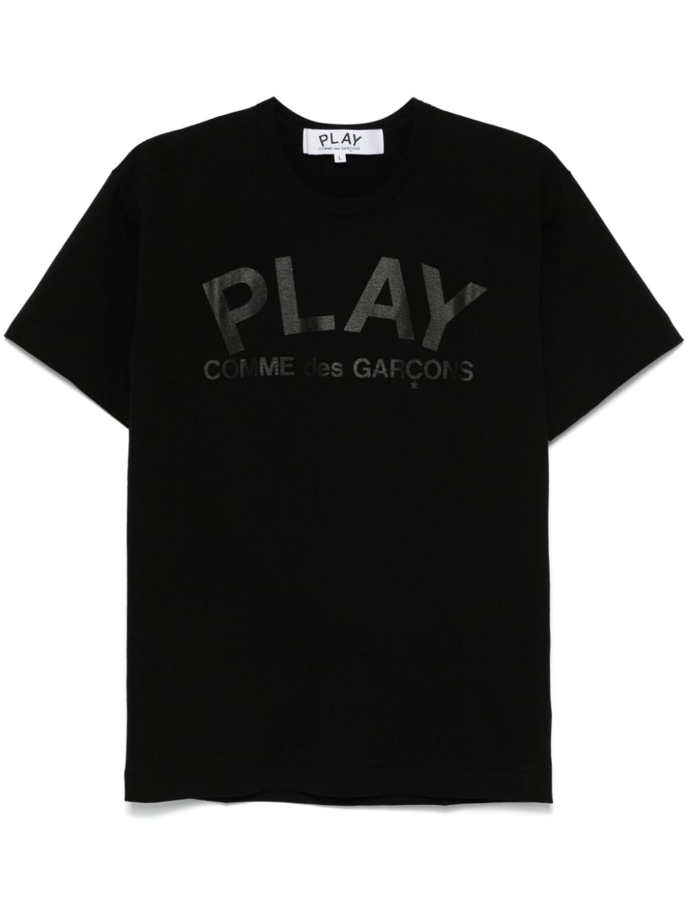 Comme Des Garçons Play logo-print T-shirt - Black von Comme Des Garçons Play