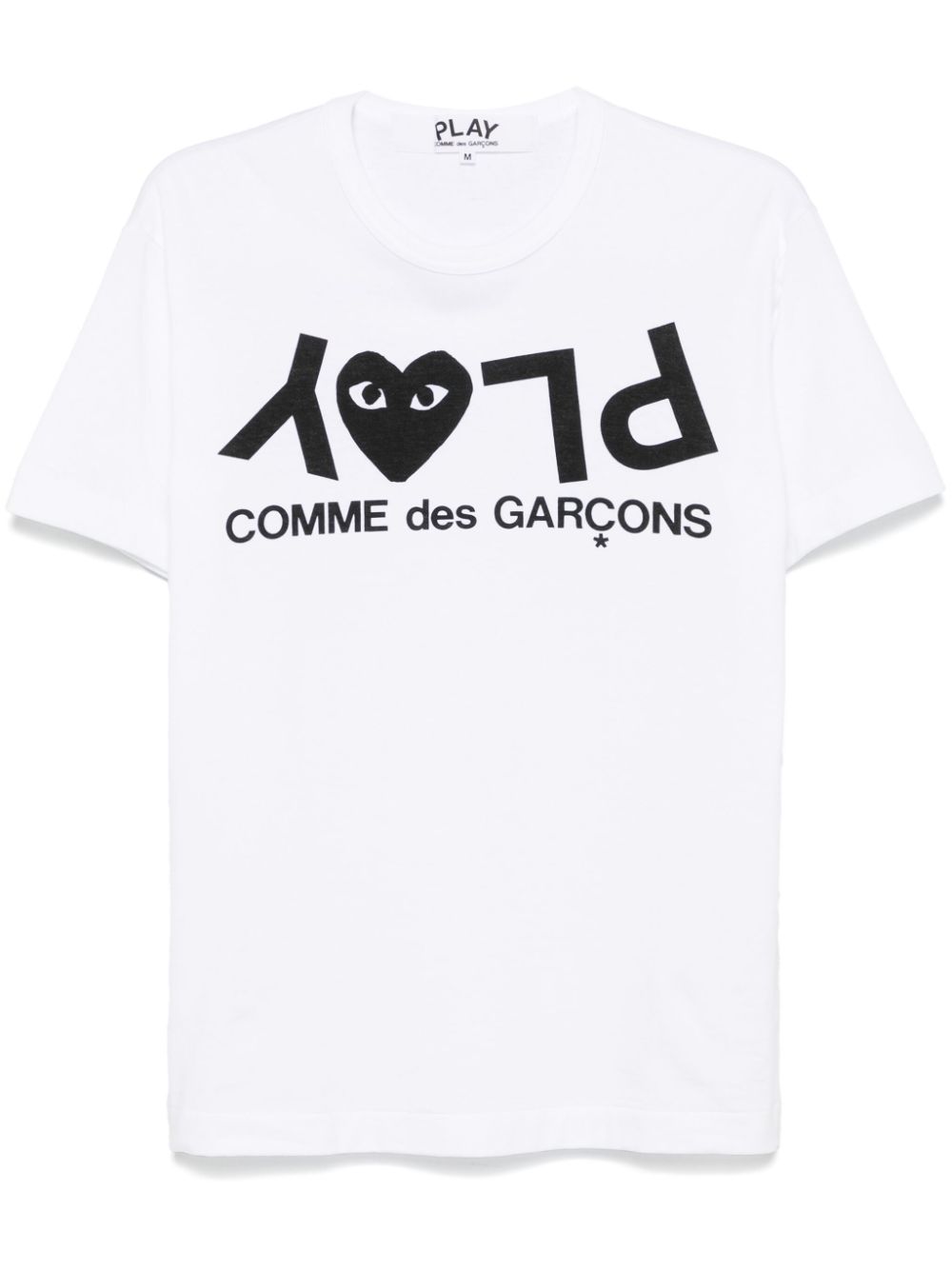 Comme Des Garçons Play logo-print T-shirt - White von Comme Des Garçons Play