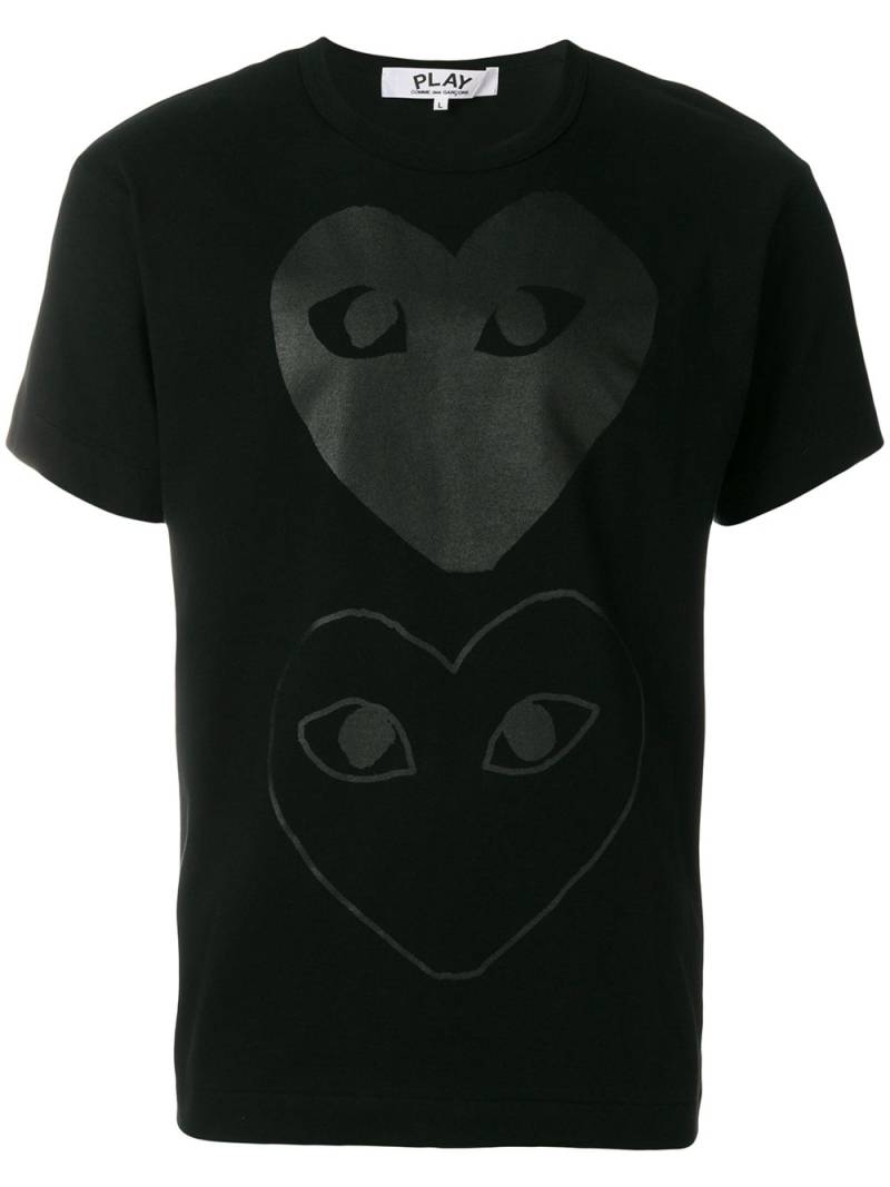 Comme Des Garçons Play printed T-shirt - Black von Comme Des Garçons Play