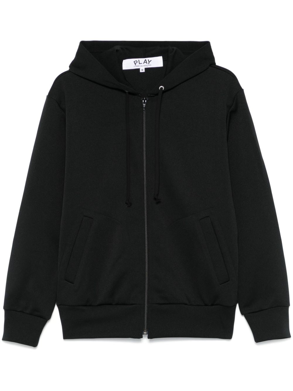 Comme Des Garçons Play signature heart-patch hoodie - Black von Comme Des Garçons Play