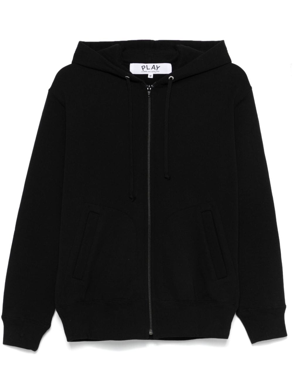 Comme Des Garçons Play signature heart-patch hoodie - Black von Comme Des Garçons Play