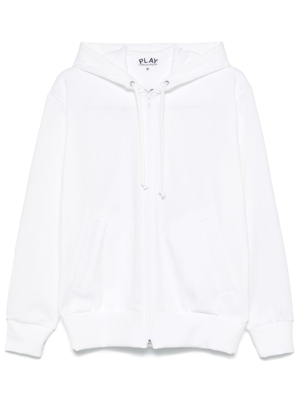 Comme Des Garçons Play signature heart-patch hoodie - White von Comme Des Garçons Play