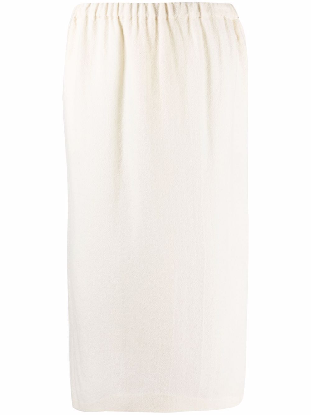 Comme Des Garçons Pre-Owned 1990s straight-fit midi skirt - Neutrals von Comme Des Garçons Pre-Owned