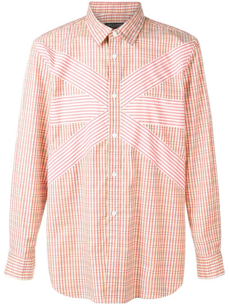 Comme Des Garçons Pre-Owned 1996 checked shirt - Red von Comme Des Garçons Pre-Owned