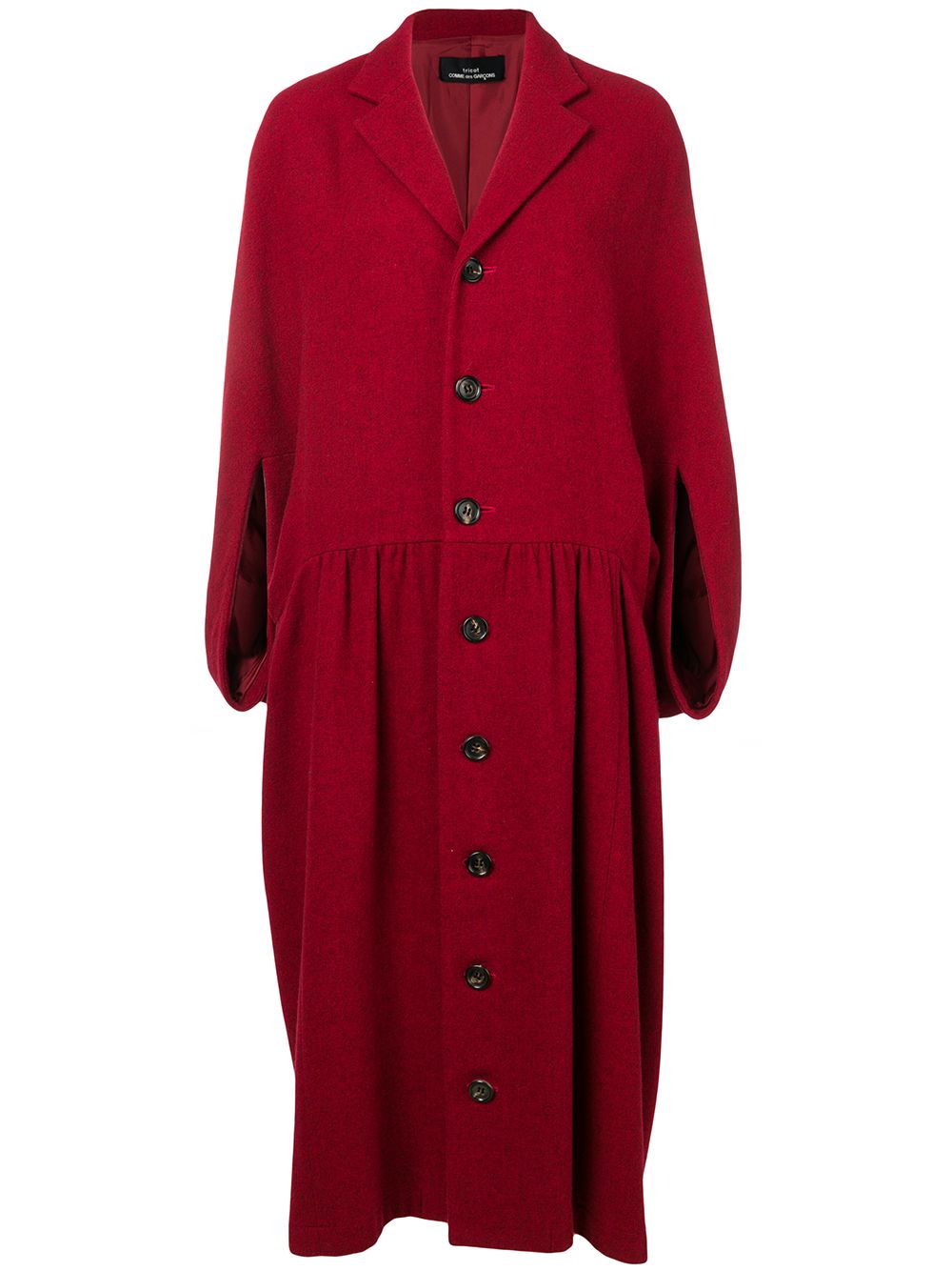 Comme Des Garçons Pre-Owned 1996's cape coat - Red von Comme Des Garçons Pre-Owned