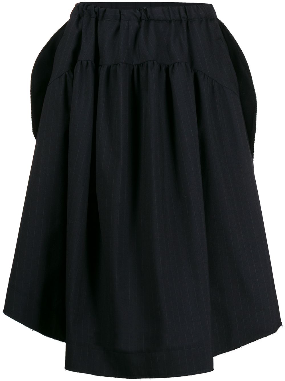 Comme Des Garçons Pre-Owned 2000s pinstripe skirt - Blue von Comme Des Garçons Pre-Owned