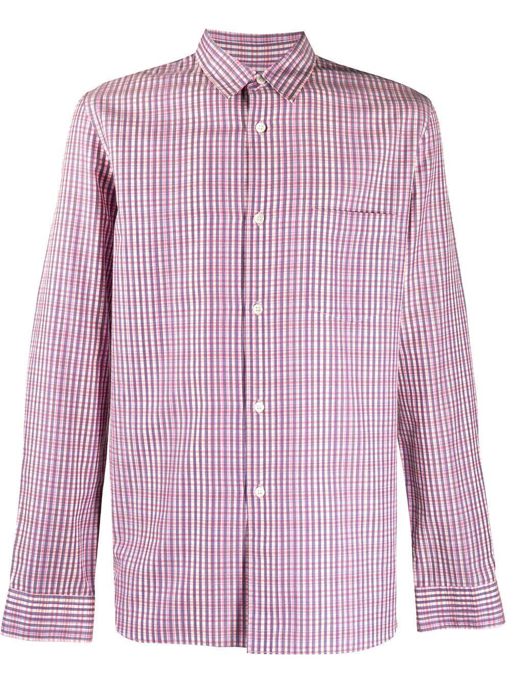 Comme Des Garçons Pre-Owned 2000s plaid shirt - Purple von Comme Des Garçons Pre-Owned