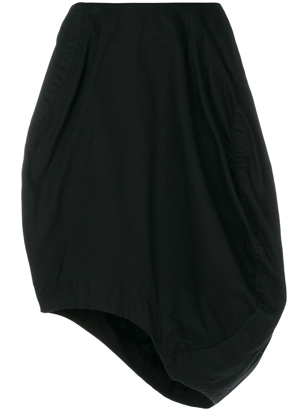 Comme Des Garçons Pre-Owned asymmetric balloon skirt - Black von Comme Des Garçons Pre-Owned