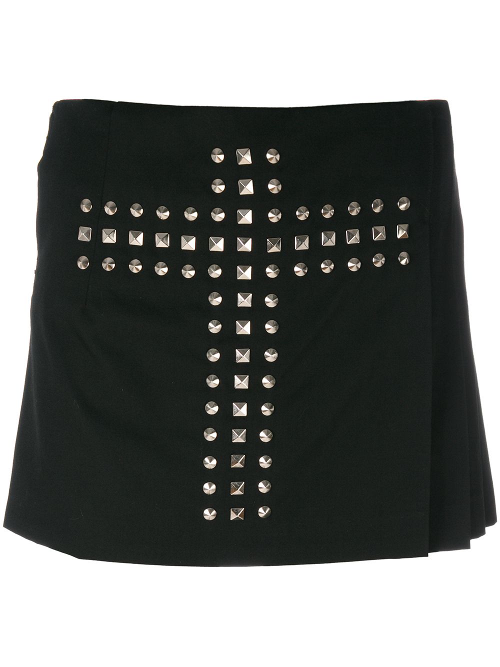 Comme Des Garçons Pre-Owned cross stud overlapping shorts - Black von Comme Des Garçons Pre-Owned