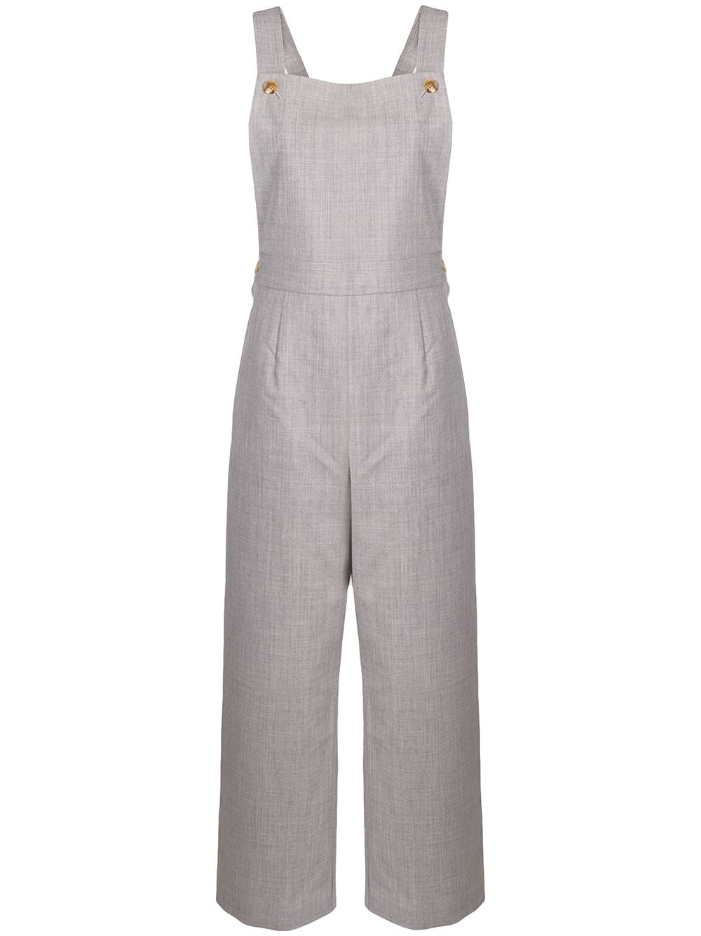 Comme Des Garçons Pre-Owned wide-leg dungaree jumpsuit - Grey von Comme Des Garçons Pre-Owned