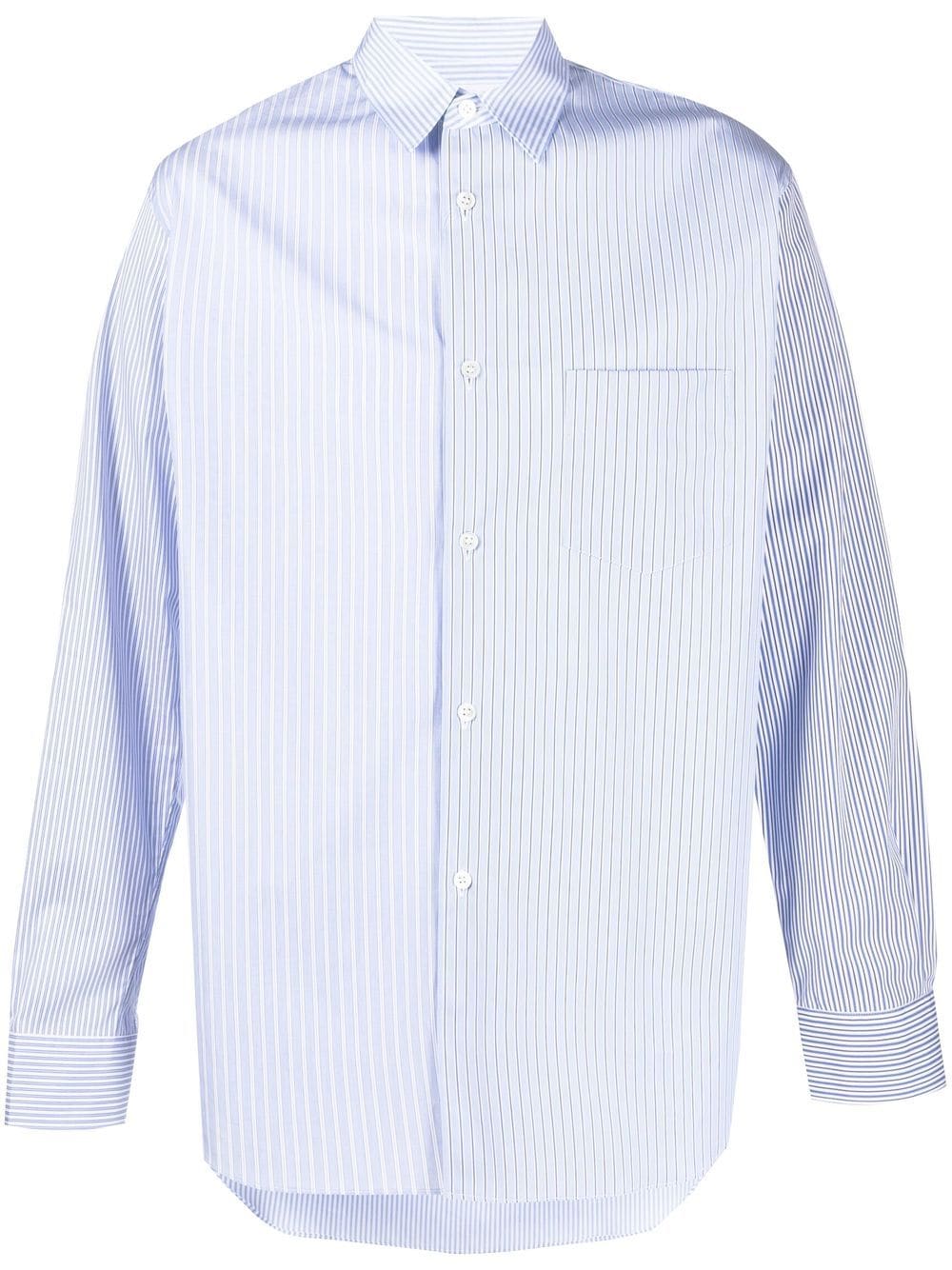 Comme Des Garçons Shirt Forever multi-stripe shirt - Blue von Comme Des Garçons Shirt