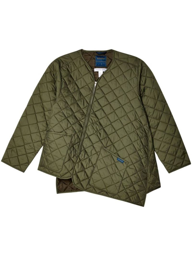 Comme Des Garçons Shirt asymmetric jacket - Green von Comme Des Garçons Shirt