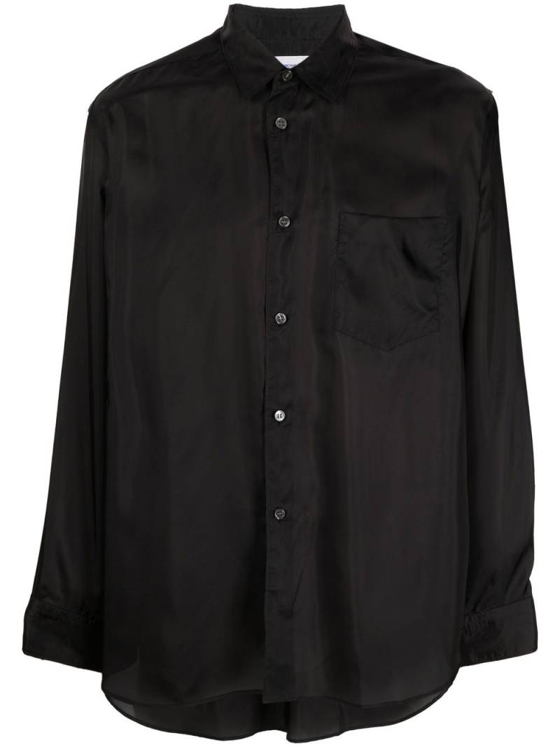 Comme Des Garçons Shirt button-down fitted shirt - Black von Comme Des Garçons Shirt